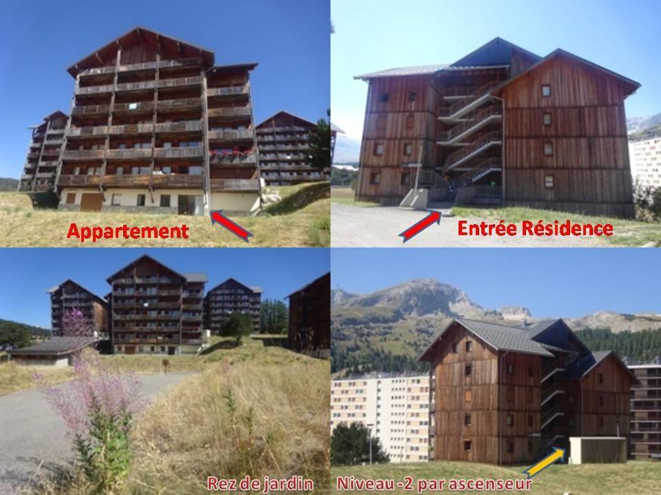 Appartement 8-10 Personnes Superdevoluy Hautes Alpes Rez De Chaussee Vue Panoramique 3 Chambres Ле-Деволюи Экстерьер фото