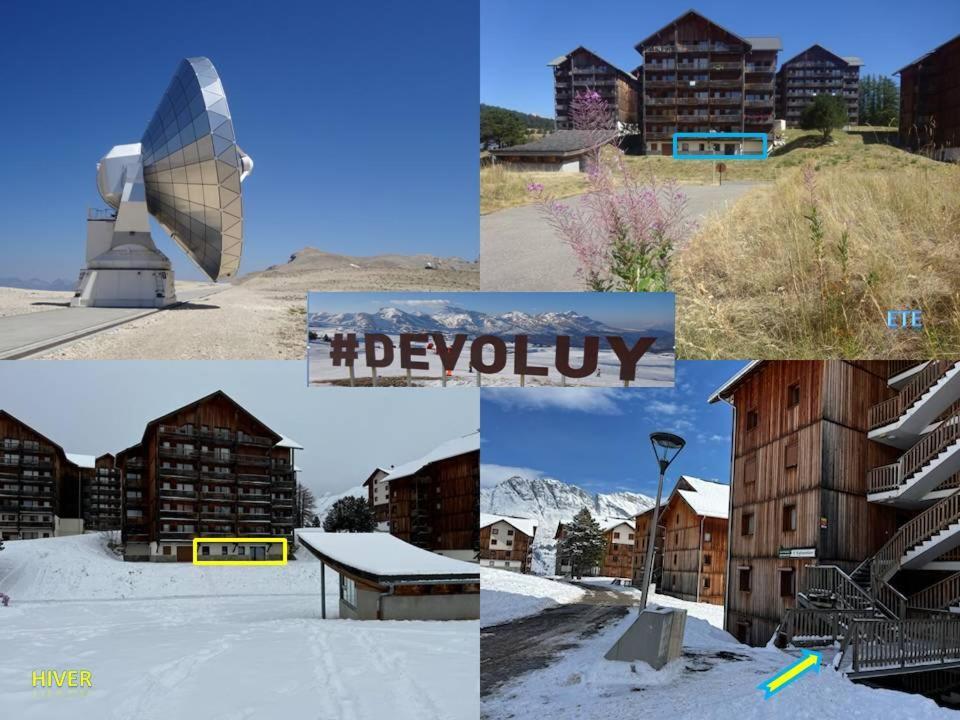 Appartement 8-10 Personnes Superdevoluy Hautes Alpes Rez De Chaussee Vue Panoramique 3 Chambres Ле-Деволюи Экстерьер фото